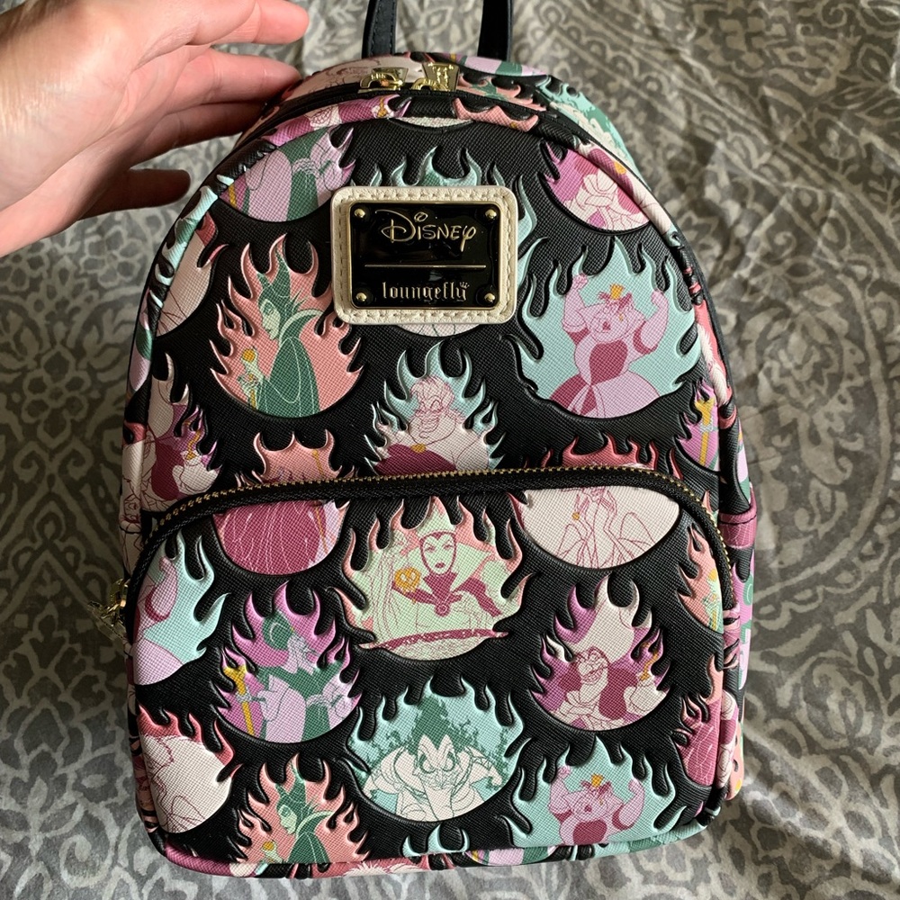Disney Villains AOP Mini Loungefly Backpack